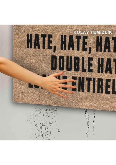Dekoratif Kapı Önü Paspası - Kaymaz Taban 62 Çok Renkli