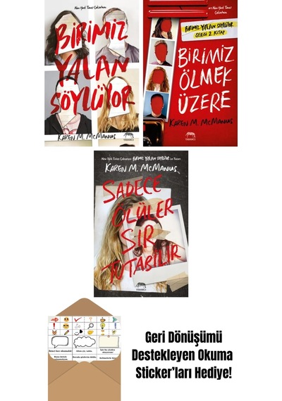 Birimiz Yalan Söylüyor + Birimiz Ölmek Üzere Ciltli + Sadece Ölüler Sır Tutabilir