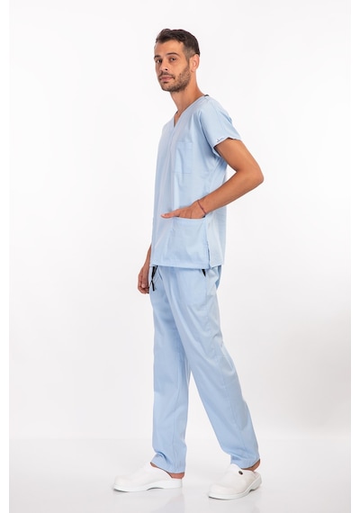 Nur Medikal Giyim Unisex Soft Likra Bebe Mavi Hemşire Ve Doktor Üniforması Cerrahi Takım Scrubs Bebe Mavi Nur Medikal Giyim Unisex Soft Likra Bebe Mavi Hemşire Ve Doktor Üniforması Cerrahi Takım Scrubs Bebe Mavi