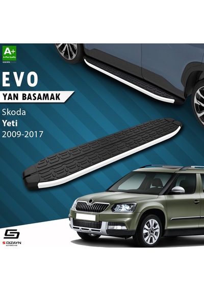 S-dizayn Skoda Yeti Evo Aluminyum Yan Basamak 173 Cm 2009-2017