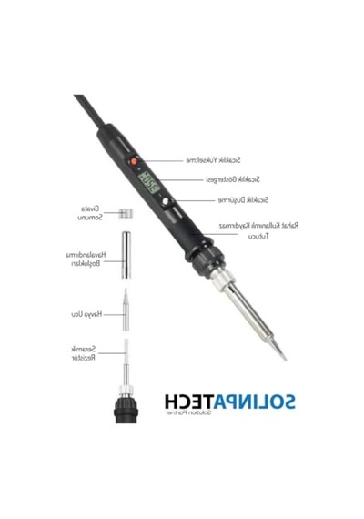 Isı Ayarlı Kalem Havya, 80w Güç Ve Lcd Ekran İle Kullanım Kolaylığı