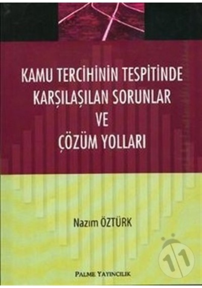 Kamu Tercihinin Tespitinde Karşılaşılan Sorunlar ve Çözüm Yolları - Nazım Öztürk - Palme Yayınları