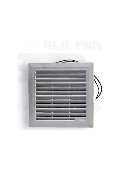 Rack Kabinet Fan Motoru 220v 120x120x38 Mm + Panjur 150x150mm