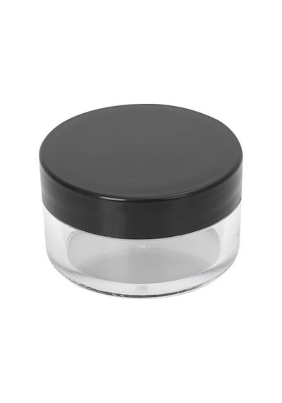 100ml Şeffaf Akrilik Plastik Krem Kavanozu Siyah Kapalı, 12 Adet, Krem Kavanozu, Kozmetik Kavanoz, Plastik Kavanoz Diğer