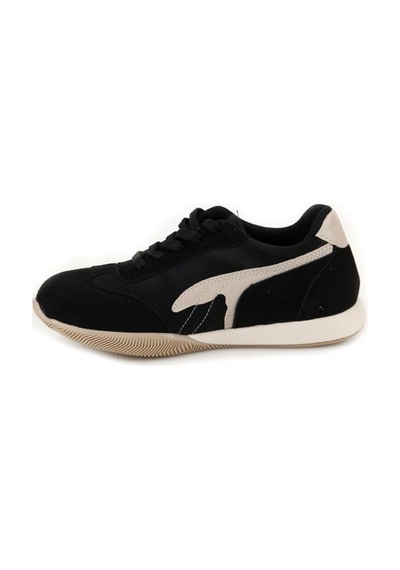 Papuçcity Dvmd 5300 Kadın Sneakers Spor Ayakkabı Siyah - Bej