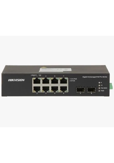 Hıkvısıon Swıtch Ds-3t0510hp-e/hs Poe Gıgabıt