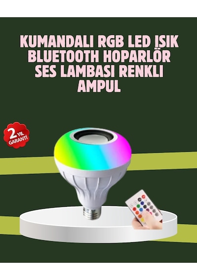 Bay Hoparlörlü Led Ampul Ev Ve Ofis İçin Akıllı Aydınlatma Çözümü Najmaddin Diğer