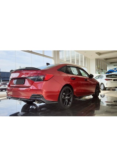 Honda Civic Fe1 2022 Rs Spoiler Parlak Siyah Boyalı