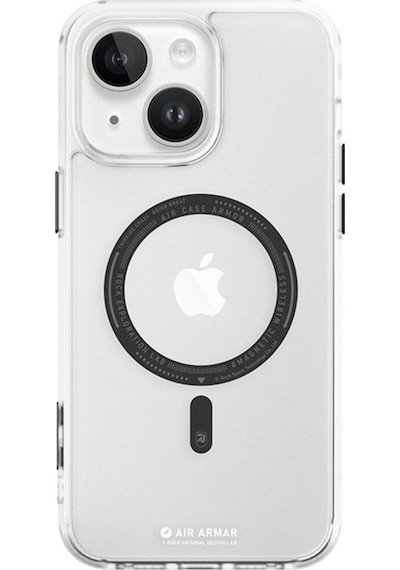 Rock Space Apple Uyumlu iPhone 15 Kılıf Magsafe Inshare Serisi Buzlu Şeffaf