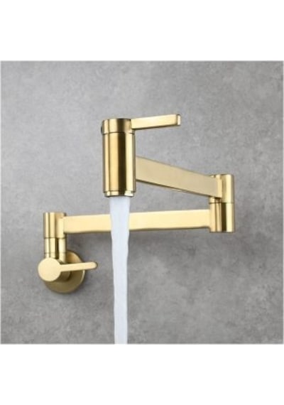 MUTFAK OCAK ÜSTÜ MUSLUK POT YENİ MODEL GOLD ALTIN DORE RENK Gold