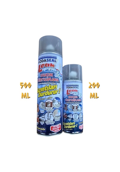 Vodaseal Leakfix Kauçuk Kaplama Sızdırmazlık Spreyi 200 Ml. - Şeffaf 1 Adet