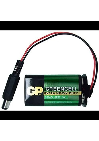 9 V Pil Barrel Dönüştürücü Kablo - 9 V To Dc Barrel Adapter