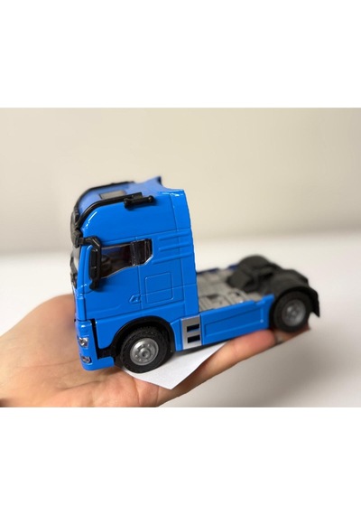 Oyuncak Tır Taşıyıcı Kupa Model Diecast 12cm Maket Koleksiyon Mavi