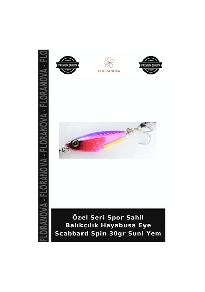 Özel Seri Spor Sahil Balıkçılık Hayabusa Eye Scabbard Spin 30gr Suni Yem