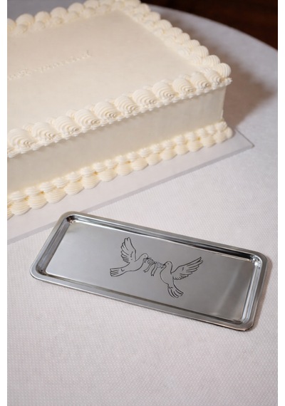 Güvercin Desenli Paslanmaz Çelik Dikdörtgen Servis Ve Sunum Tepsisi 33x13 Cm Kahve Çayı Tatlı Söz Nişan Tepsisi Gümüş - 894585611 Gümüş Güvercin Desenli Paslanmaz Çelik Dikdörtgen Servis Ve Sunum Tepsisi 33x13 Cm Kahve Çayı Tatlı Söz Nişan Tepsisi Gümüş - 894585611 Gümüş