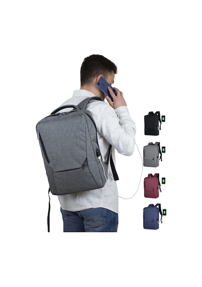 My Valice Smart Bag Active Usb Şarj Girişli Slim Sırt Çantası