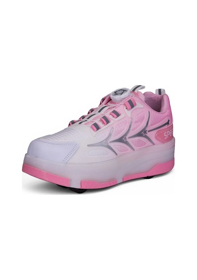 Tuğba Ortopedi 003 Çocuk Işıklı Tekerlekli Sneaker Pembe