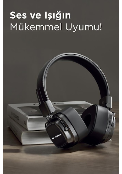 Torima HD-12 RGB Işıklı Bluetooth Kablosuz Kulak Üstü Kulaklık