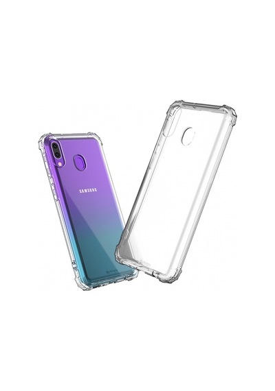Blogy Galaxy M20 İle Uyumlu Crystal Fit Kılıf Crystal Clear
