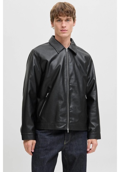 Jack & Jones Jack Jones Casablanca Pu Erkek Ceket 12278839 Siyah