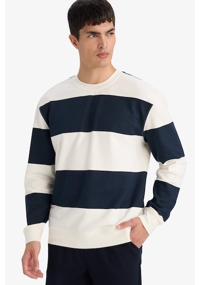Defacto Sweatshirt F9630ax26spnv82 Lacivert-nv82