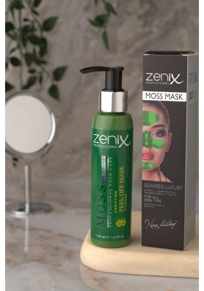 Zenix Soyulan Yüz Maskesi Pompalı Yeşil 130 ML