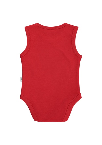 Civil Baby Superman Baskılı 3-18 Ay Çıtçıtlı Badi - Kırmızı