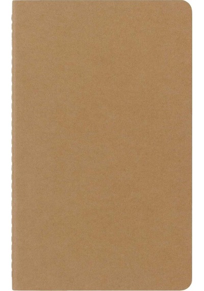 Moleskine Çizgili Cahier Not Defteri 3 Lü Set L Boy Kraft Kahve