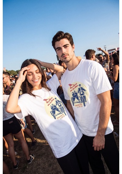 Black Nova Oversize Baskılı Unisex %100 Pamuk T-shirt The Places Beyaz