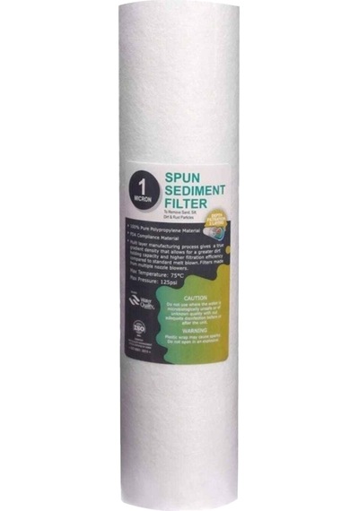 AÇIK KASA SU ARITMA CİHAZI FİLTRESİ ALT TAKIM 3LÜ FİLTRE SETİ ÇİFT SPUN ECO