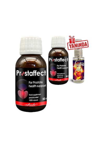 Prostaffect 50 Ml Şurup 2 Adet Erkeklerin Özel Durumlarına Içecek Formunda Özel Şurub + Lustra Yağı