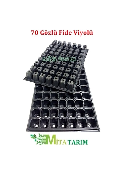 70 Göz Fide Viyolu, 3 Adet, Fide Viyolü, Fidelik (394050206)