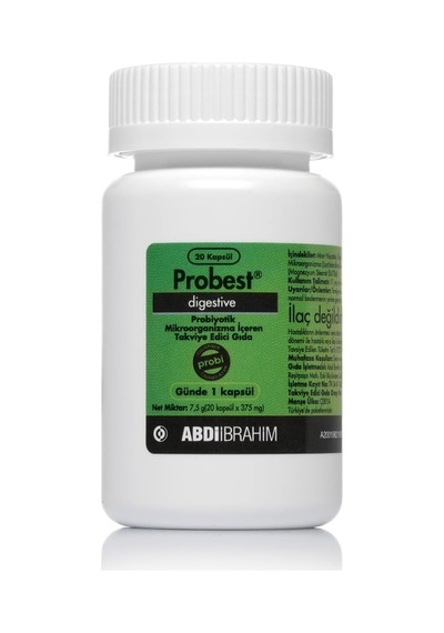 Digestive Probiyotik Mikroorganizma İçeren 20 Kapsül 3 Paketi