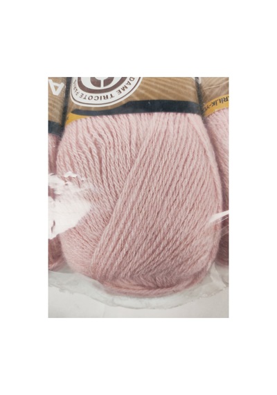 Angora Pudra Pembe El Örgü İpi 3 Adet - Renk: 001
