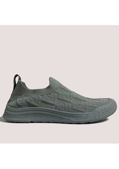 Gamelu Toss Erkek Bez Streç Memory Foam Sneaker Ayakkabı Füme