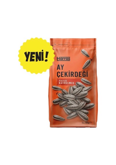 Siyah Ay Çekirdeği Tuzlu Kavrulmuş Kilitli Paket 180 Gr 4 Adet Toplam 720 Gr