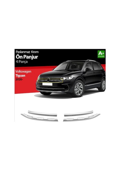 Volkswagen Tiguan Full Krom Paket Set. 2021- Yeni Tiguan Krom Set
