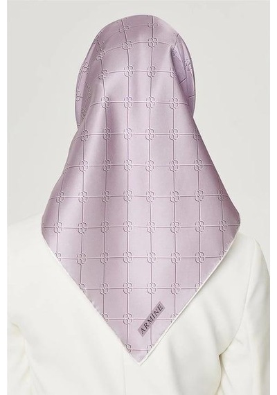 Armine İpek Eşarp Nostalji - 8555-29 Lavanta Twill Lavanta