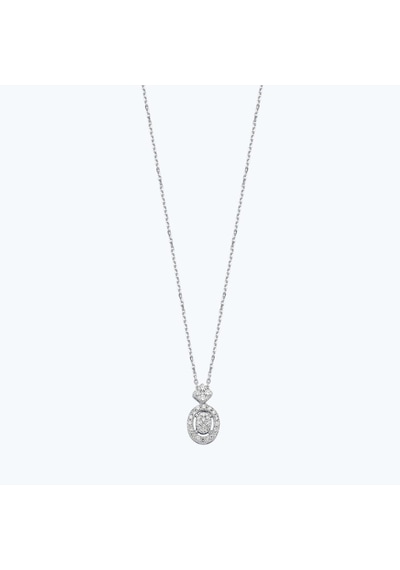 Altınbaş Pırlanta Oval Kolye Eeh864x-14k