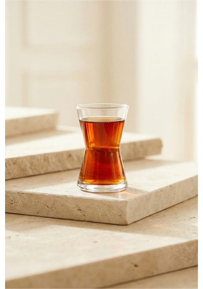 Lav Derin Cam Çay Bardağı 6 Kişilik 140 ml