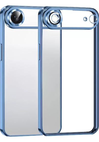 Newface Apple İphone 17 Air Razer Lensli Silikon - Açık Mavi