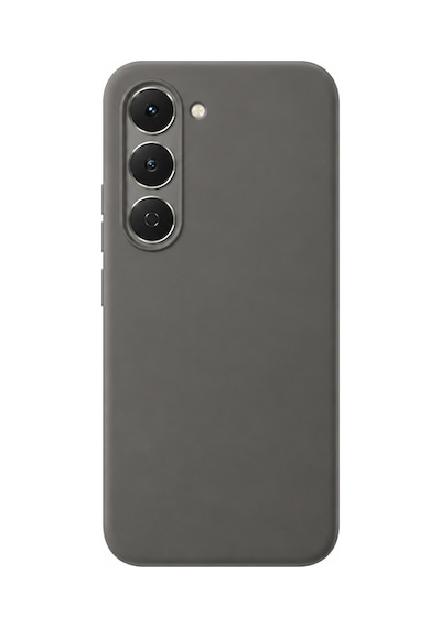 Tecno Spark 40 Pro Uyumlu İçi Kadife Kaplamalı Silikon Kılıf Airline Serisi Gri