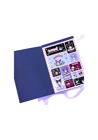 Bak Gel Al Lüks Gotik Kuromi Sticker Albümü Kuromi Sticker Defteri - Gotik Tarz Ve Gül Motifleri - Bgakuromi010 Çok Renkli