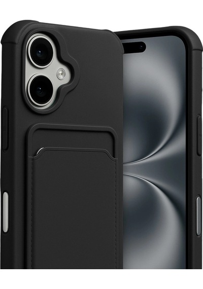 Apple, Uyumlu iPhone 17 Kelvin Kartvizitli Silikon Siyah