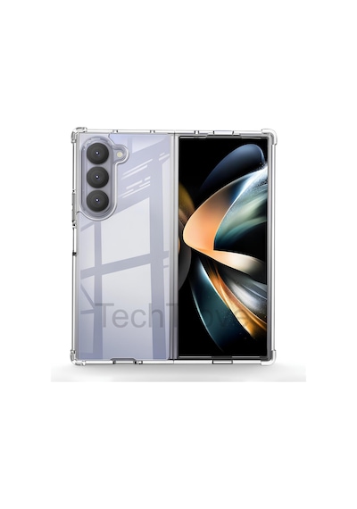 Samsung Uyumlu Galaxy Z Fold 6 Kılıf Şeffaf Ekstra Darbe Korumalı Kapak
