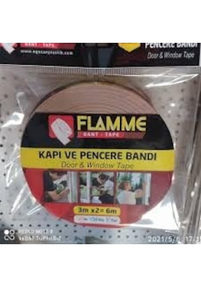 Ssepetlesene Flamme Kapı Ve Pencere Bandı 5 Adet