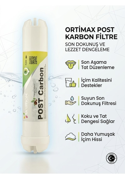 5'li Su Arıtma Filtre Seti Pp Sediment, Gac, Cto Karbon, Membran Ve Post Karbon