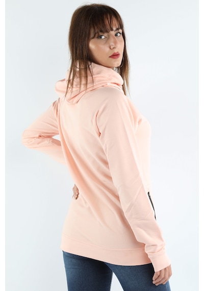 Kadın Kapüşonlu Sweatshirt Somon