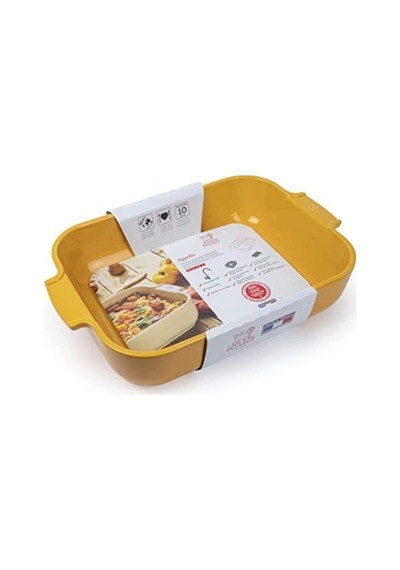 Tr Appolia Dikdörtgen Pişirme Kabı 36 Cm-14 İnç, Safran Genel