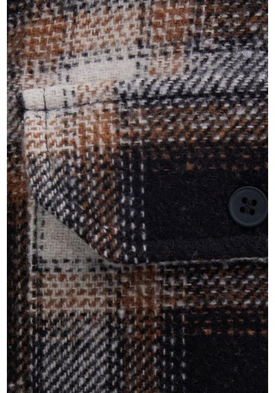 Tudors Erkek Slim Fit Dar Kesim Çift Cepli Kapaklı Spor Yaka Kareli Oduncu Gömlek-41805 Çok Renkli Tudors Erkek Slim Fit Dar Kesim Çift Cepli Kapaklı Spor Yaka Kareli Oduncu Gömlek-41805 Çok Renkli
